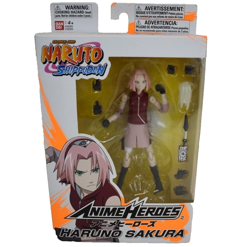 Bandai Anime Heroes Naruto Shippuden Haruno Sakura Action Figure 36909 New